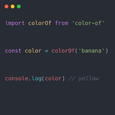 Screenshot of color-of